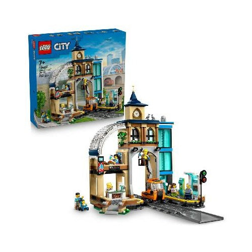 Lego City Bausteine: Bahnhof, Set, 2225 Teile, ab 7 Jahren