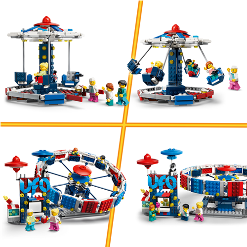 Kocke Lego Creator 3 v 1: Legendarno panoramsko kolo, 916 kos, od 8. let (31389)