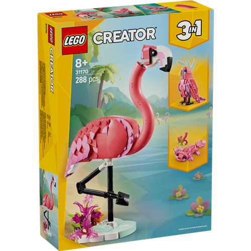Kocke Lego Creator: Divje živali: rožnati plamenec (31170) 5100076316