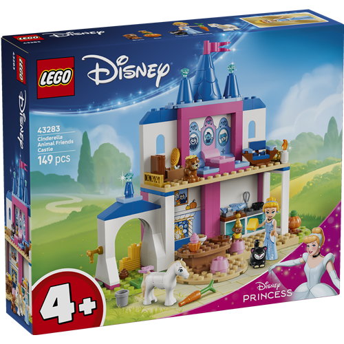 Kocke Lego Disney Princess: Pepelkina palača za hišne ljubljenčke, 149 kos, od 4. let (43283)