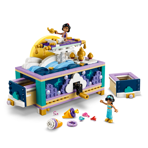 Kocke Lego Disney: Škatla za nakit princese Jasmine, 458 kos, od 6. let (43295)