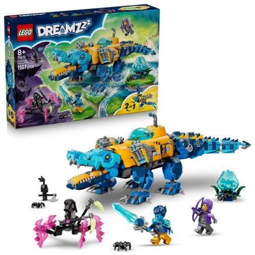 Kocke Lego DREAMZZz Podmornica s krokodilom - Igrača za gradnjo, 1107 kock, od 8. let (71512)