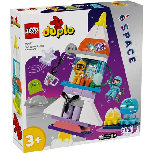 Kocke Lego® Duplo® 3v1 Dogodivščina z vesoljskim plovilom (10422)