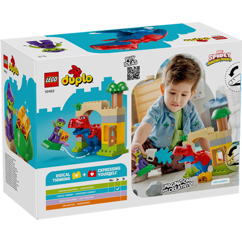 Kocke Lego DUPLO Disney Spidey-Rex proti Zelenemu Goblinu, 25 kos, od 2. let (10463)