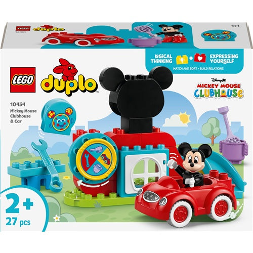 Kocke Lego Duplo: Klubska hiša in avto Miki Miške (10454)