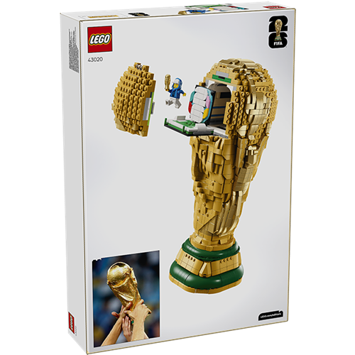 Lego Editions Official FIFA World Cup Cup, 2842 pieces, ages 12 and up (43020)