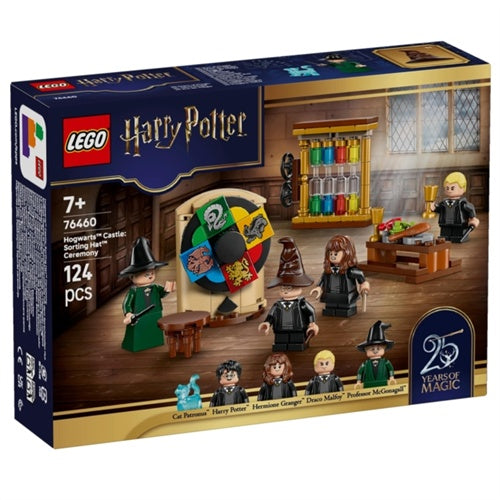 Kocke Lego Harry Potter Razvrščevalna slovesnost s klobukom za razvrščanje, 124 kos, od 7. let (76460)
