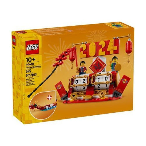 Kocke Lego Iconic: Koledar praznikov (40678), 345 kock, od 10. let