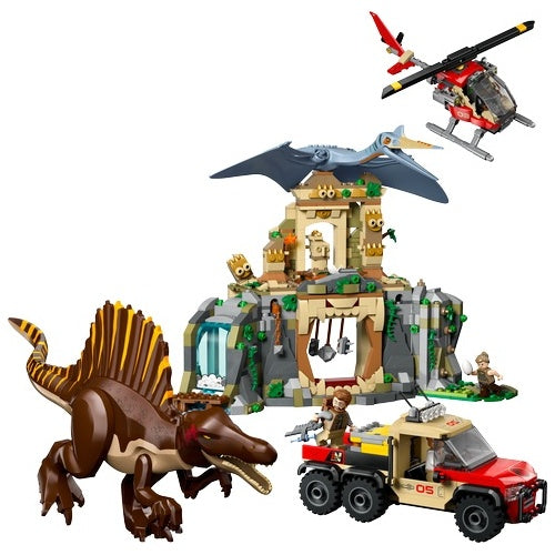Lego Jurassic World: Spinosaurus und Quetzalcoatlus in der Luft (76976), 984 Steine, ab 8 Jahren 5100123491