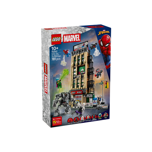 Kocke  Lego Marvel Spider-Man proti Mysteriu: Daily Bugle, 781 kock, od 10. let (76342)