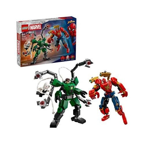 Kocke  Lego Marvel Super Heroes Mehanski dvoboj: Spider-Man proti Doc Ocku, 315 kock, od 6. let (76338)