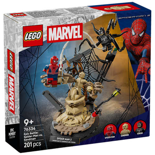 Lego Marvel Super Heroes Big Showdown: Spider-Man contro Sandman, 021 pezzi, dai 9 anni in su 76334