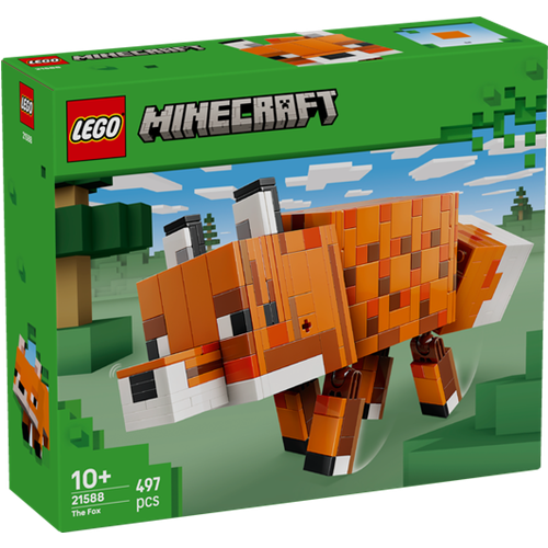 Kocke Lego Minecraft  Lisica, 497 kock, od 10. let (21588)