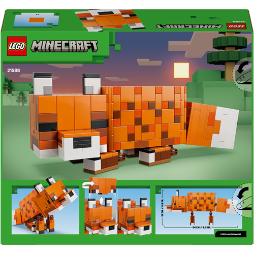 Kocke Lego Minecraft  Lisica, 497 kock, od 10. let (21588)