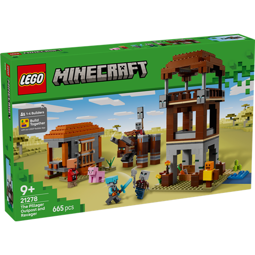 Lego Minecraft: Predator-Außenposten und Zerstörer (21278), 665 Steine, ab 9 Jahren