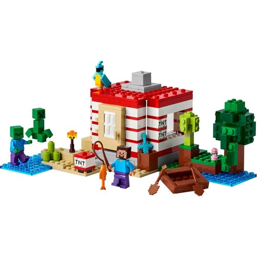 Kocke Lego Minecraft: TNT-hiša v džungli (21275)