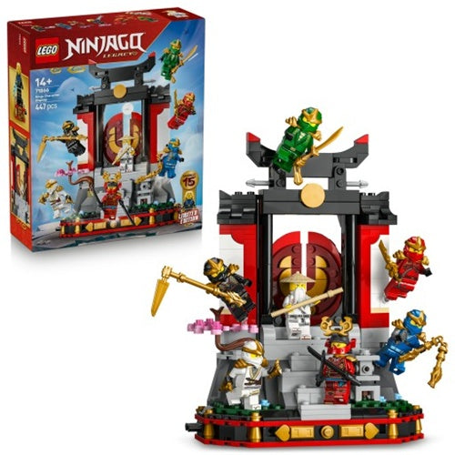 Kocke Lego Ninjago 15. obletnica Konstrukcijska igrača: Ninja liki za razstavo, 447 kock, od 14. let (71866)
