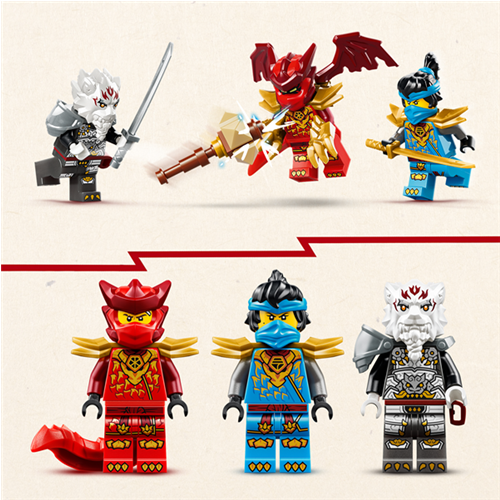 Kocke Lego Ninjago Zilvar na svojem zmaju Grimtaku, 232 kos, od 7. let (71863)