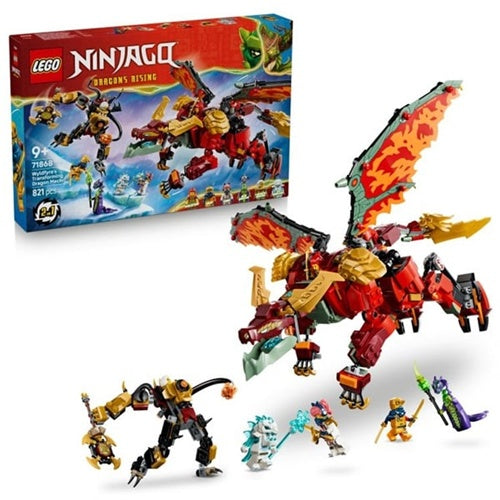 Kocke Lego Ninjago Zmajev robot Wyldfyres, 821 kos, od 9. let (71868)