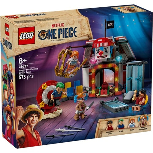 Lego One Piece: Cirkuski šator klauna Buggyja (75637), 573 kockice, za uzrast od 8 godina i više