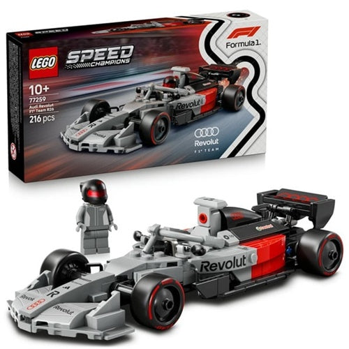 Kocke Lego Speed Champions dirkalnik Audi Revolut F1 Team R26, 216 kos, od 10. let (77259)