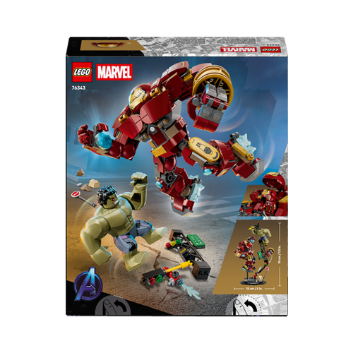 Kocke Lego Super Heroes Marvelov dvoboj velikanov: Hulkbuster proti Hulku, 413 kock, od 9. let (76343)