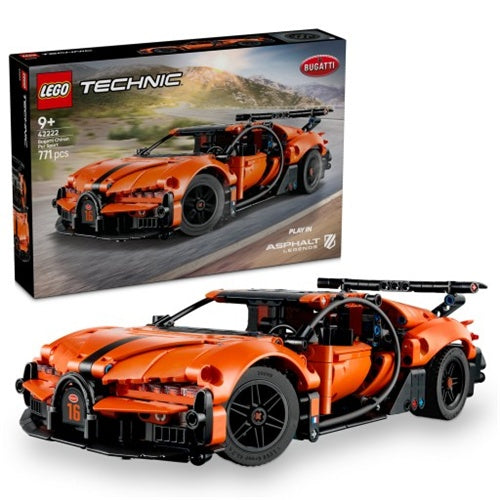 Kocke Lego Technic Bugatti Chiron Pur Sport Hypercar, 771 kos, od 9. let (42222)