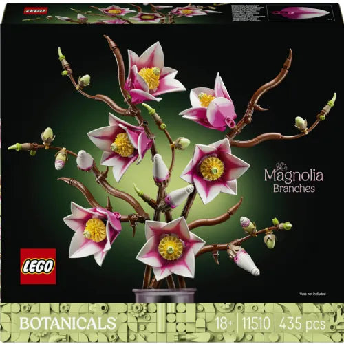 Mattoncini Lego Botanici Rami di Magnolia, 435 pezzi, dai 18 anni in su (11510)