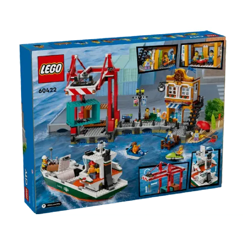 Kocke Lego City: Obmorska luka s tovorno ladjo (60422)