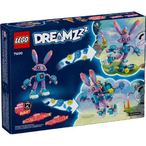Kocke Lego Dreamzzz: Izzie in igričarski zajček Bunchurro (71490)