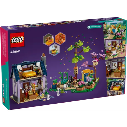 Kocke Lego Friends: Čebelarjeva hiša in cvetlični vrt (42669)