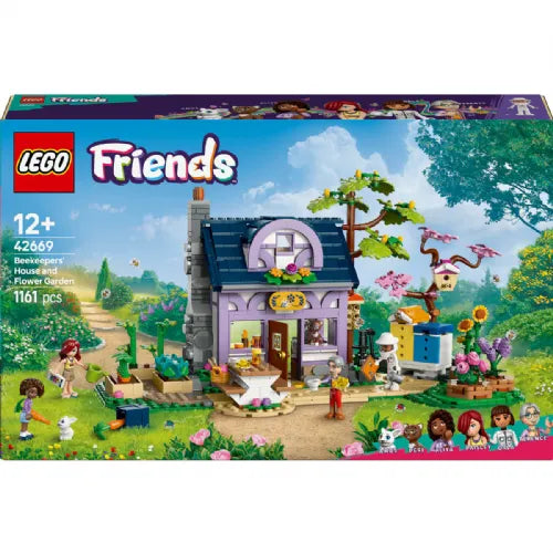 Kocke Lego Friends: Čebelarjeva hiša in cvetlični vrt (42669)