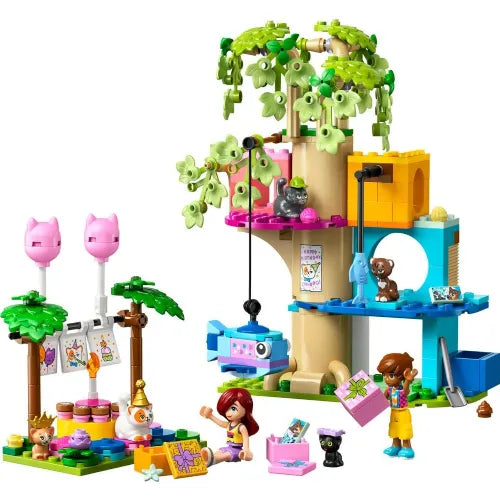 Kocke Lego Friends: Mačja rojstnodnevna zabava in hišica na drevesu (42666)