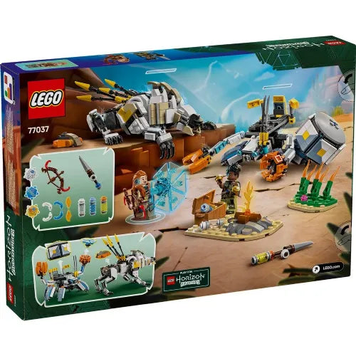 Kocke Lego Horizon Adventures Aloy in Varl proti Armored Walkerju in Sawtoothu (77037)