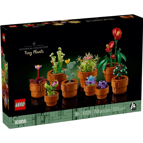 Kocke Lego® Icons™ Botanical Collection: Drobne rastline (10329)