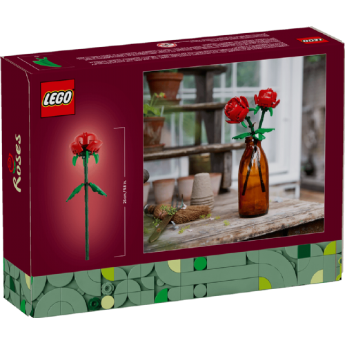 Kocke Lego® Icons™ Botanical Collection: Vrtnice (40460)