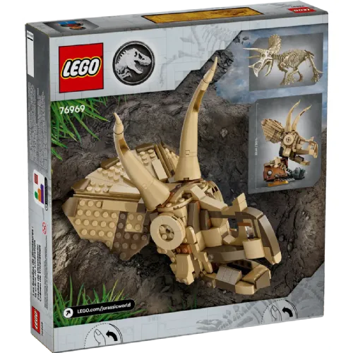 Lego Jurassic World: Dinosaurierfossilien: Triceratops-Schädel (76969)