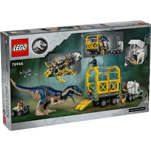 Kocke Lego: Jurassic World Naloga dinozavri: tovornjak za alozavra (76966)