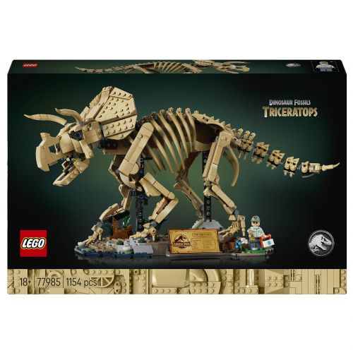 Kocke Lego Jurrasic World: Fosili dinozavrov iz Jurskega sveta, 1154 kos, od 18. let (77985)
