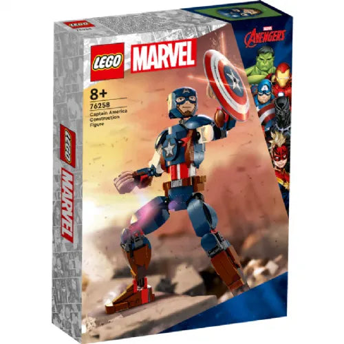 Kocke Lego ® Marvel Konstrukcijska figura Stotnik Amerika (76258) 11904792