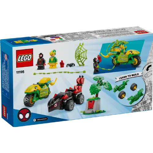 Kocke Lego Marvel: Pregon z dino voziloma Spin in Elektro (11198)