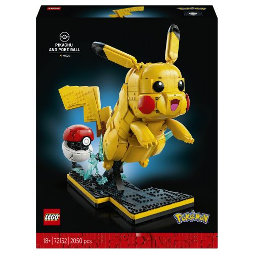 Kocke Lego Pokemon: Pikachu in Poke Ball, 2050 kos, od 18. let (72152)