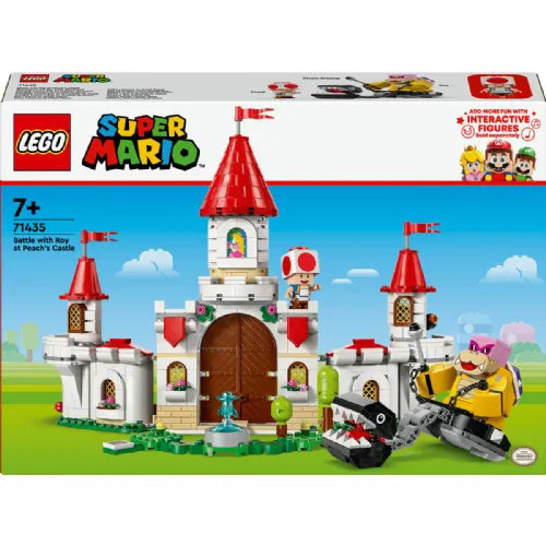 Kocke Lego® Super Mario™ Spopad z Royem na Peachinem™ gradu (71435)