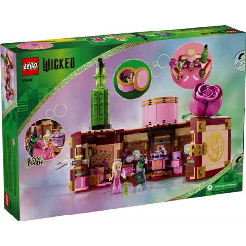 Kocke Lego® Wicked: Glindina in Elphabina spalnica (75683)