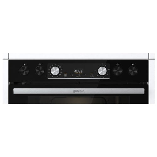 Komplet pečice in kuhalna plošča Gorenje Black Set 4 BCPX 6737 E05BG in ECT 643  (nerjaveče jeklo)