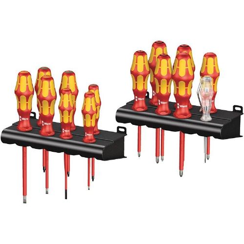 Wera Big Pack 100 VDE screwdriver set (red/yellow, KraftformPlus, Lasertip, voltage tester)