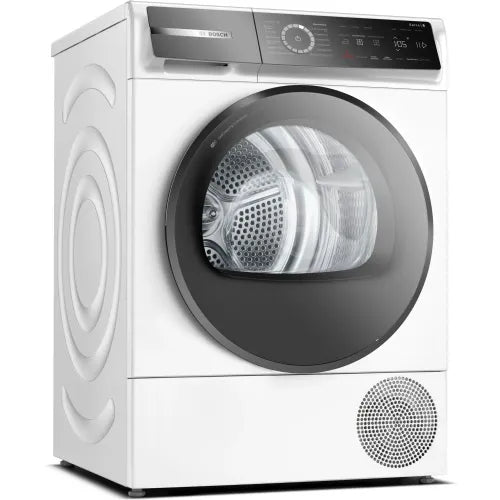 Kondenzacijski sušilni stroj s toplotno črpalko Bosch WQB2466C40, Serija 8, 9 kg, A+++, 59,8 x 84,2 x 61,3 cm, bel