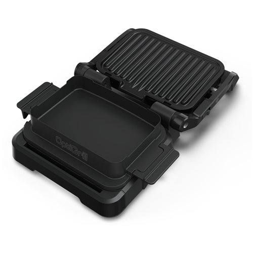 Kontaktni žar Tefal OptiGrill 4v1 GC7748, od 80 °C do 275 °C, 2.100 W, črna
