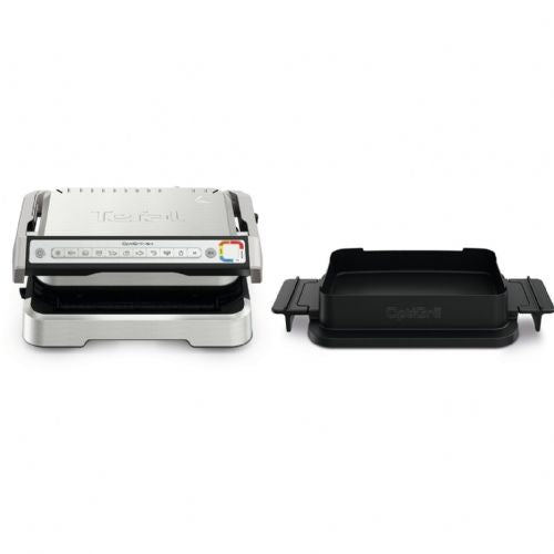 Kontaktni žar Tefal OptiGrill 4in1 GC774D, 2.100 W, s pekačem, nerjaveče jeklo
