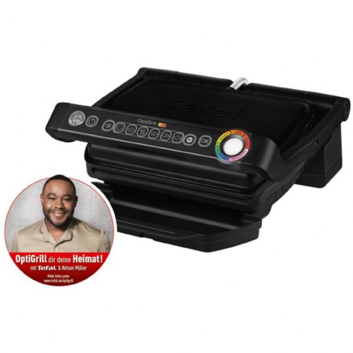 Kontaktni žar Tefal OptiGrill GC7058, 2000 W, črna